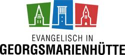 Logo evangelisch in Georgsmarienhütte mit den drei Kirchtürmen